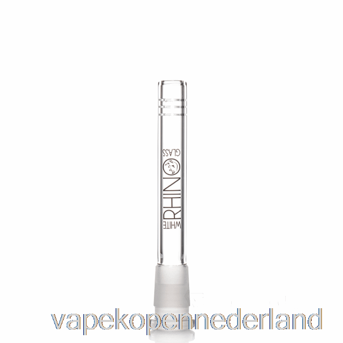 Vape Nederland Witte Neushoorn 19/14 Glazen Downstem 4,5 Inch